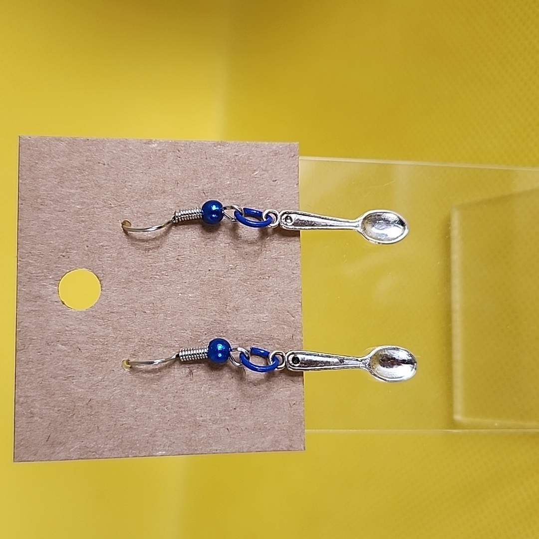 Silver Spoon Earrings